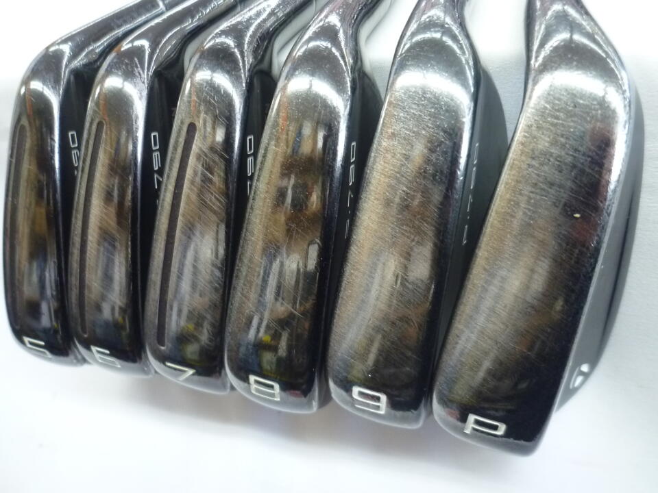 P・790 2021 BLACK｜テーラーメイド｜アイアンセット｜Fujikura MCI 80