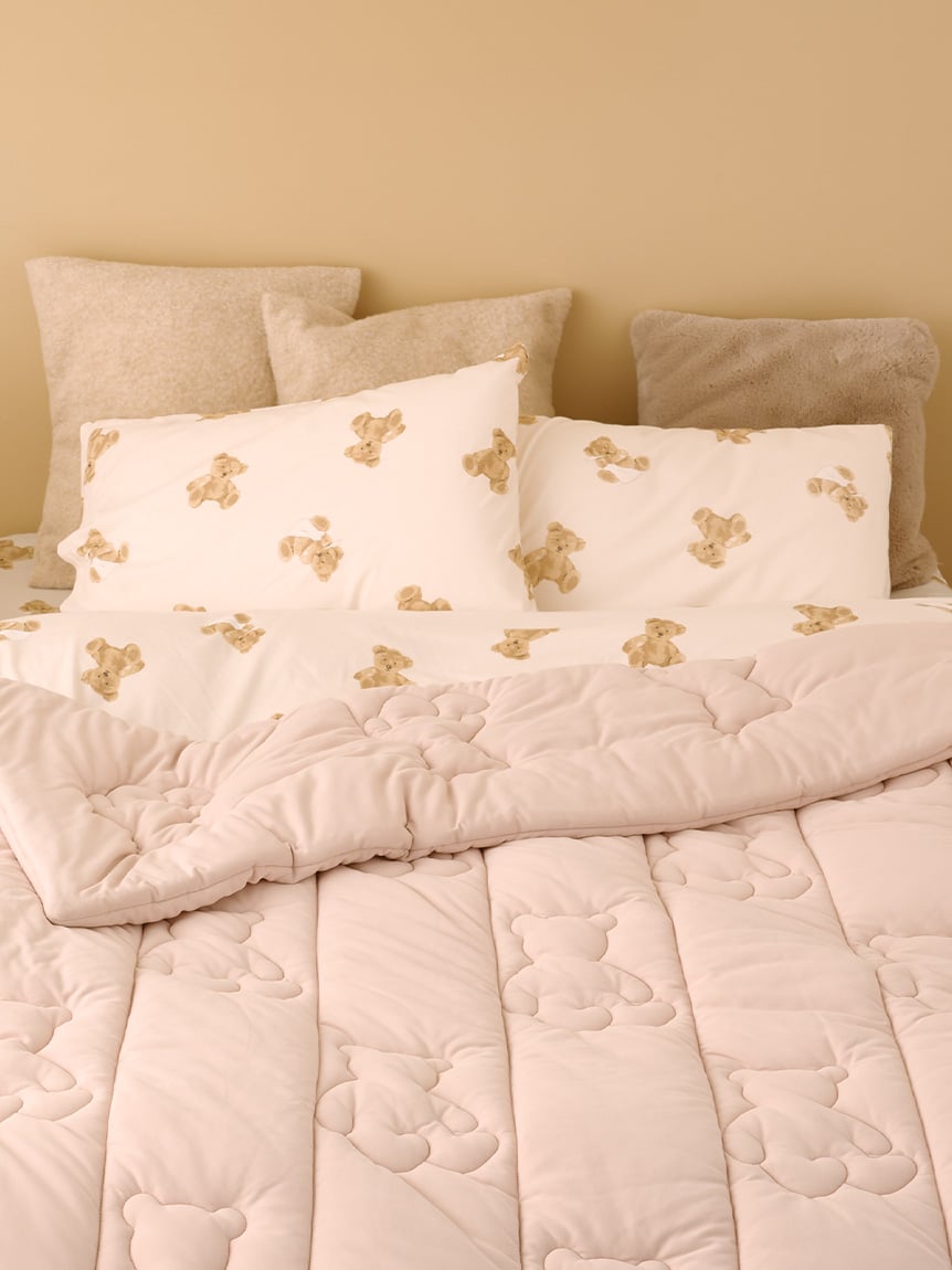 Sleep】ベア柄2点セット（ダブル）(寝具セット)｜ルームウェア