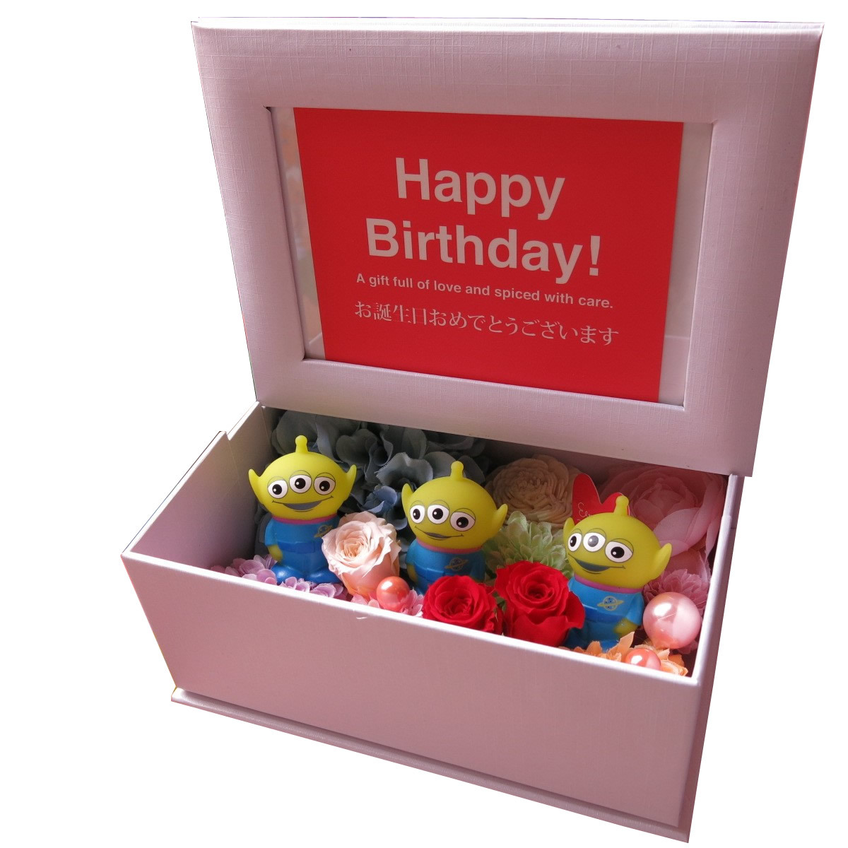 トイストーリー リトルグリーンメン3個入り 花束風 写真立て フォト