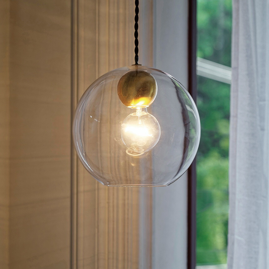 ペンダントライト 北欧 ガラス おしゃれ Orka 透明なシャボン玉