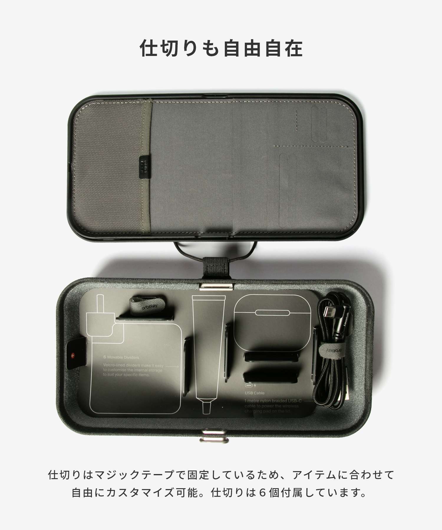 オービットキー Orbitkey Nest v2 ネスト ブイツー WNS2 ASH-104 WNS2