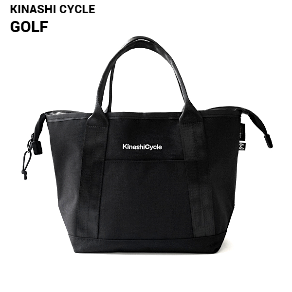 KINASHI CYCLE GOLF ラウンドトートバッグ BLACK 木梨サイクル キナシ