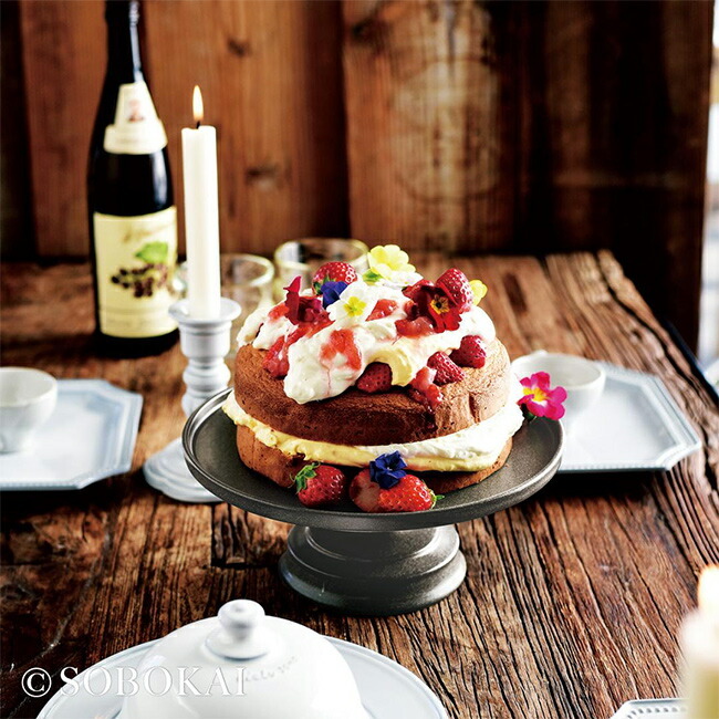 SOBOKAI ソボカイ シェーナ 9.5” コンポート[ケーキスタンド 直径 24cm