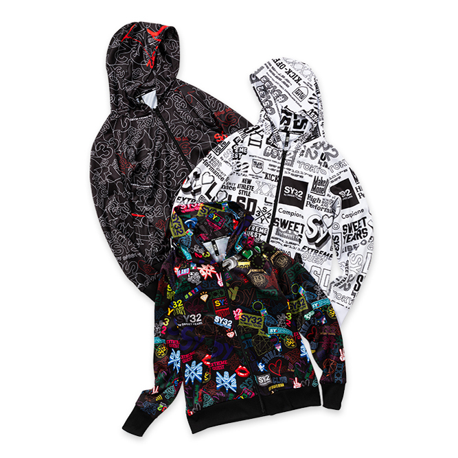 SALE】30%OFF！！パーカー ジップアップ SY32 by sweet years 13490 PE