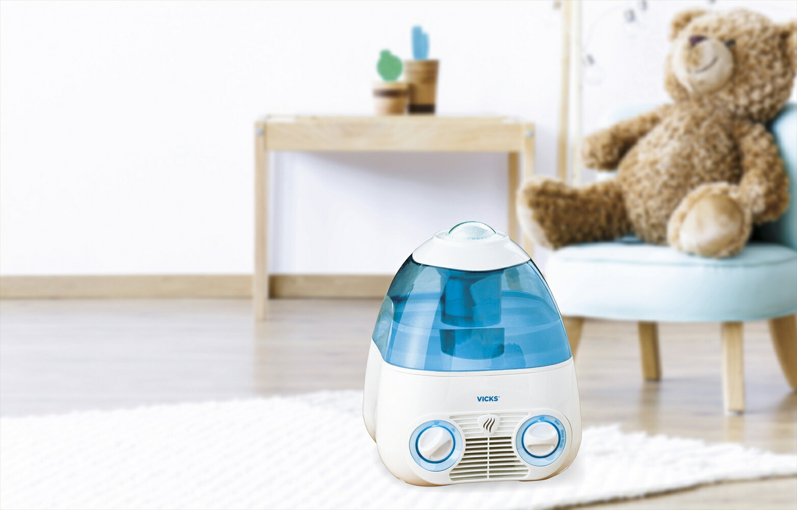 ヴィックス 気化式加湿器（星のプロジェクター付） 商品261×258×316mm