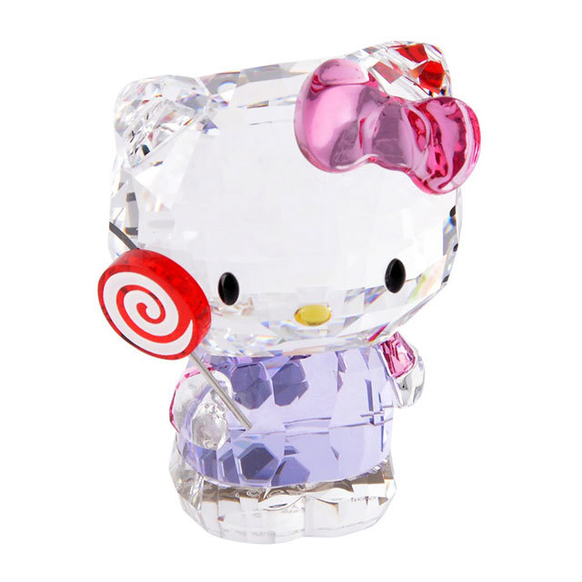 スワロフスキー SWAROVSKI クリスタル フィギュア 置物 Hello Kitty
