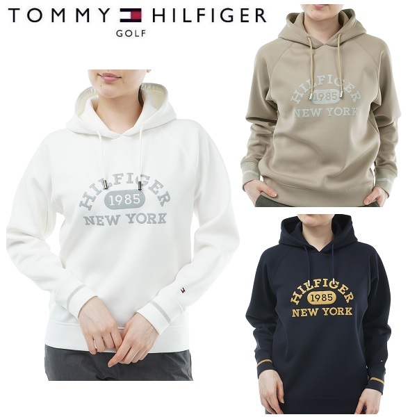 トミーヒルフィガー ゴルフ レディース カレッジロゴ フーディー