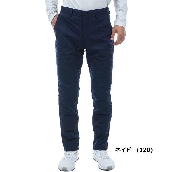 ピン ゴルフ メンズ モノグラム柄 ソニックキルト 中綿 ロングパンツ