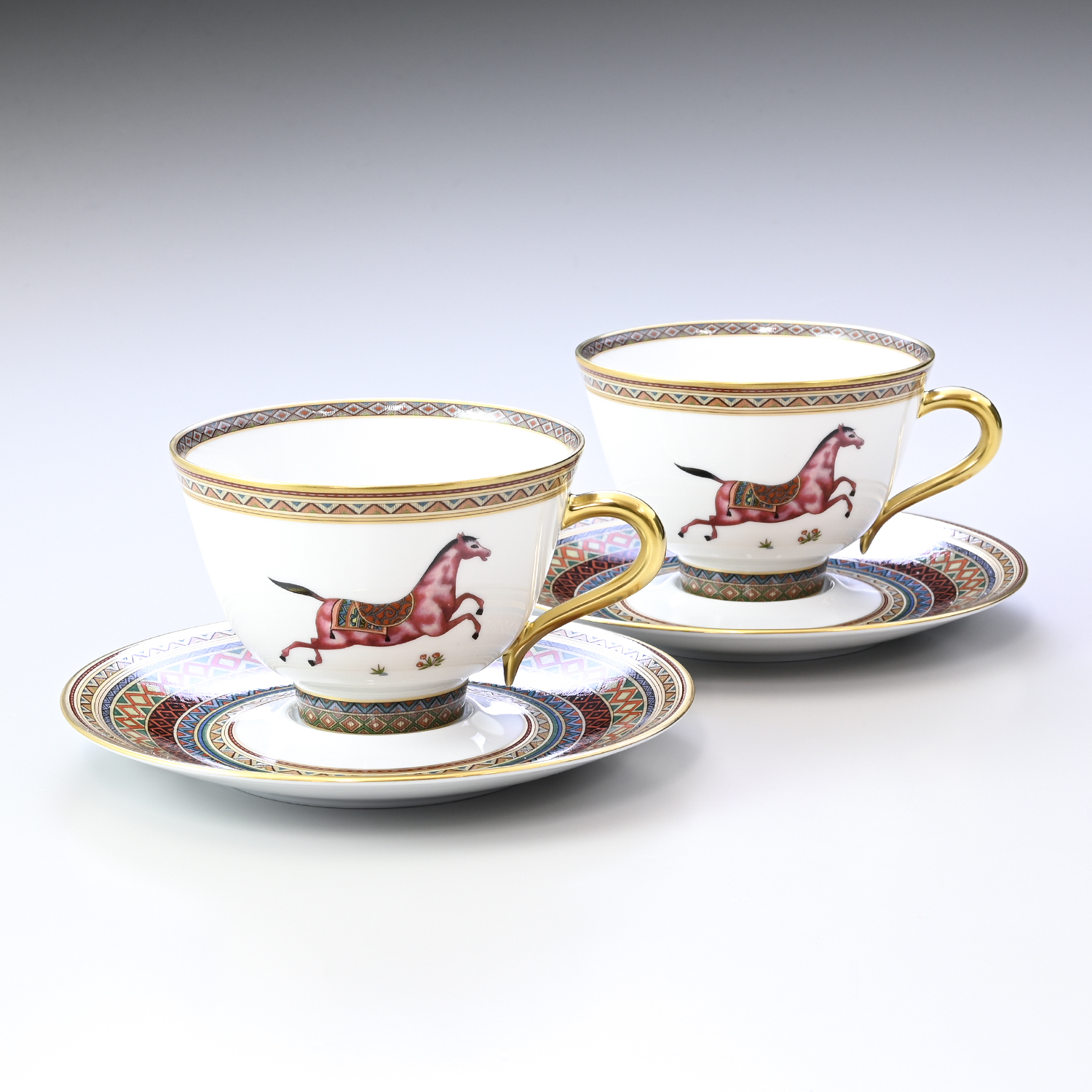 エルメス 食器 HERMES シュバルドリアン 東洋の馬 ORIENTAL HORSE