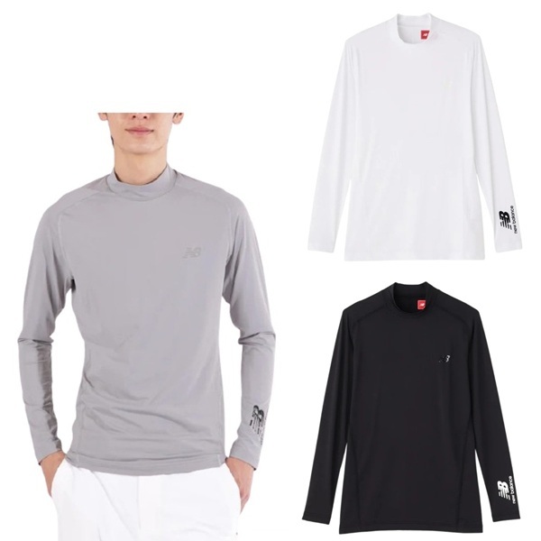 ニューバランス ゴルフ メンズ アンダーシャツ 接触冷感 UV モック