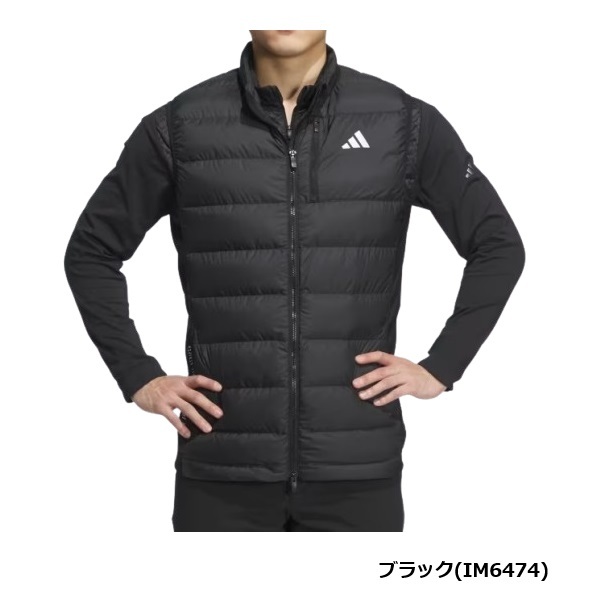 アディダス ゴルフ WIND.RDY チェストポケット付き フルジップ ダウン