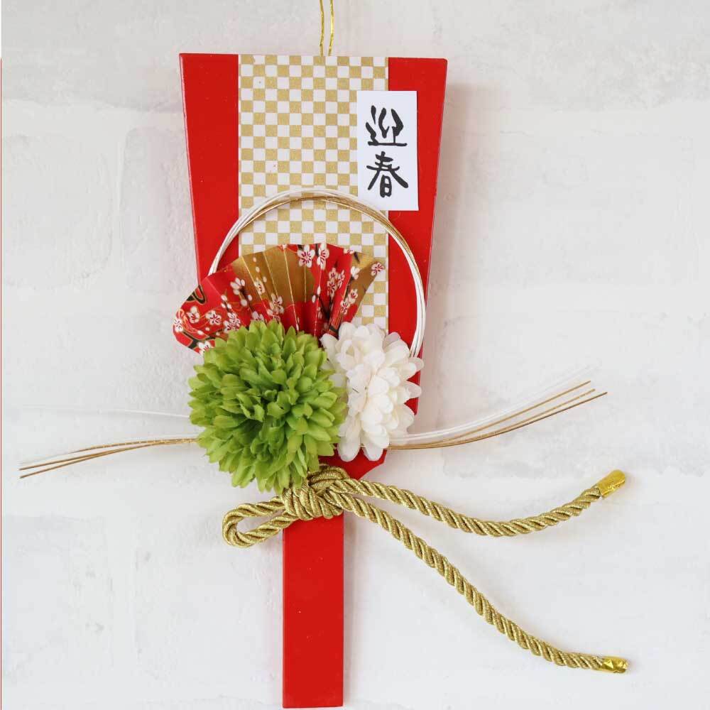 しめ縄 ドライフラワー おしゃれ 迎春 お正月リース 自然素材 お正月