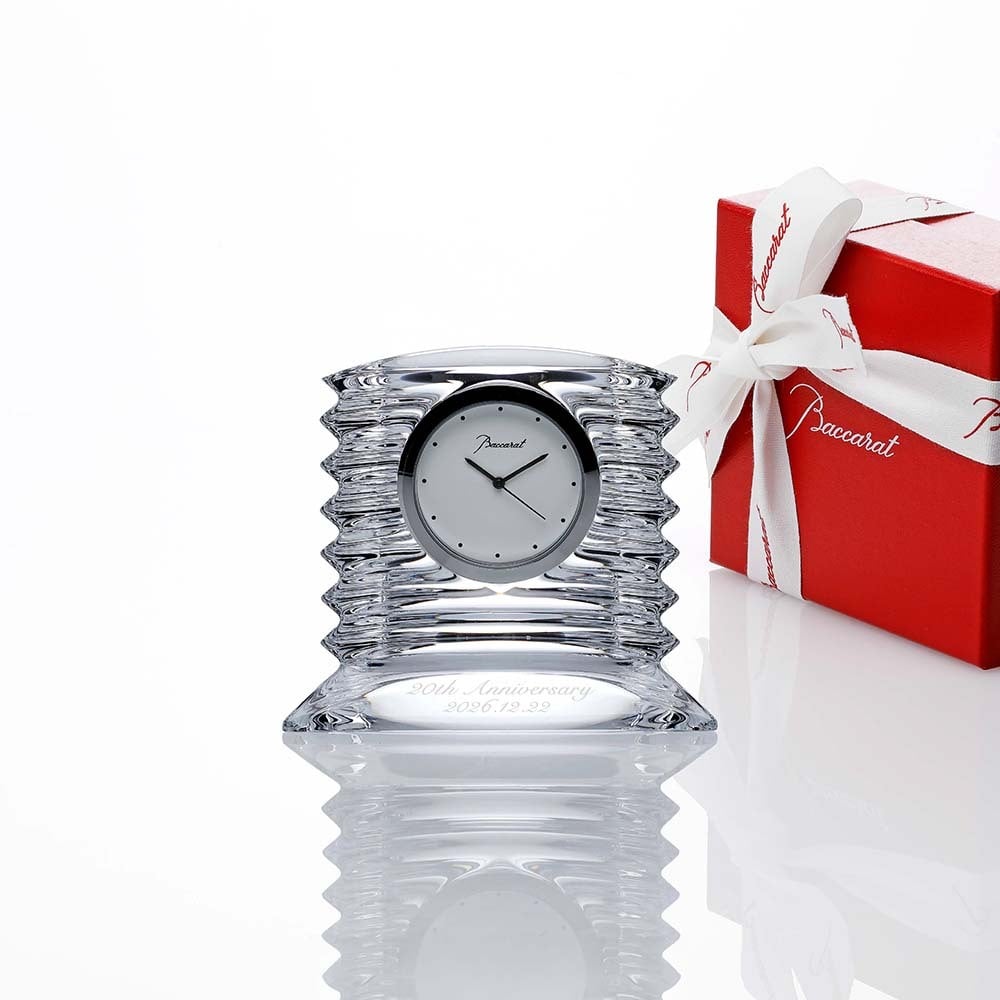 Baccarat バカラ ラランド クロック 名入れ彫刻代込み 時計 置時計
