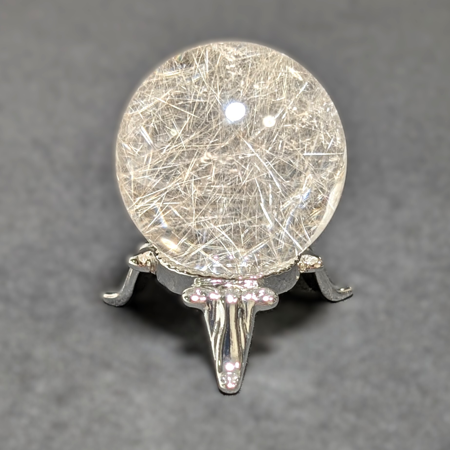 ルチルクォーツ スフィア 33ミリ 最強針水晶 エナジー 天然石 ストーン