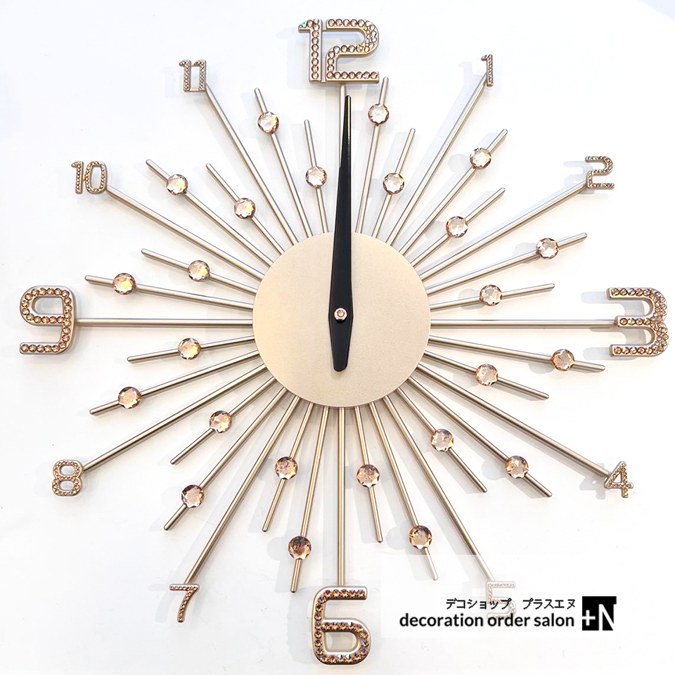 スワロフスキー掛け時計。お部屋が豪華に変身!!スワロフスキー