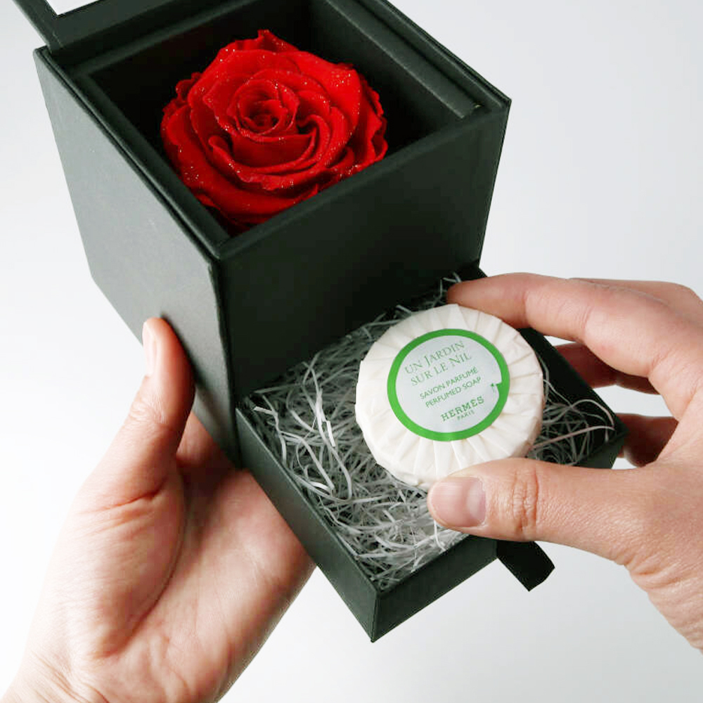 エルメスソープ in ローズBOX セット HERMES エルメス パフュームド