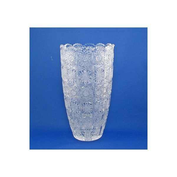 送料無料☆ボヘミアングラス 500PKカット 花瓶（フラワーベース