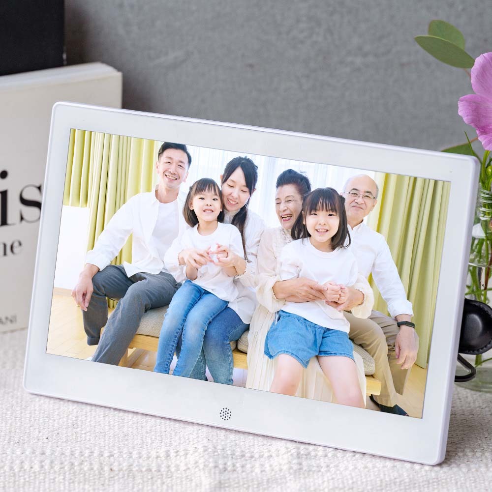 デジタルフォトフレーム 10インチ KDP10-H01-WH ケイアン KEIAN