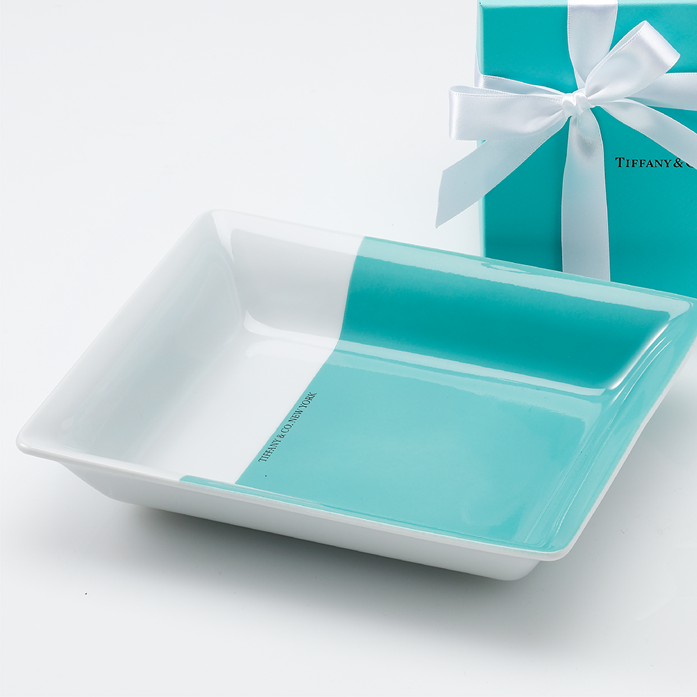 TIFFANY ティファニー カラーブロック ヴィド ポシェ 名入れ彫刻代込み