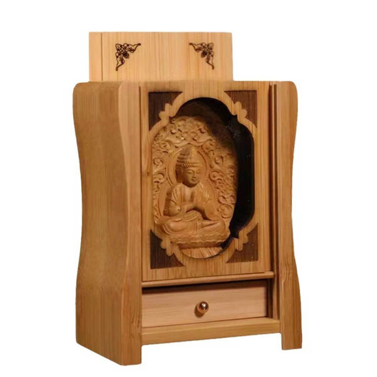 厨子 仏像ケース 小さな仏像専用の厨子 仏像厨子 コンパクトサイズ