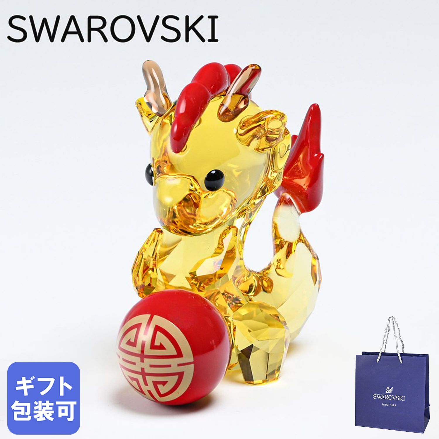 スワロフスキー SWAROVSKI クリスタルフィギュア アジアシンボル Asian