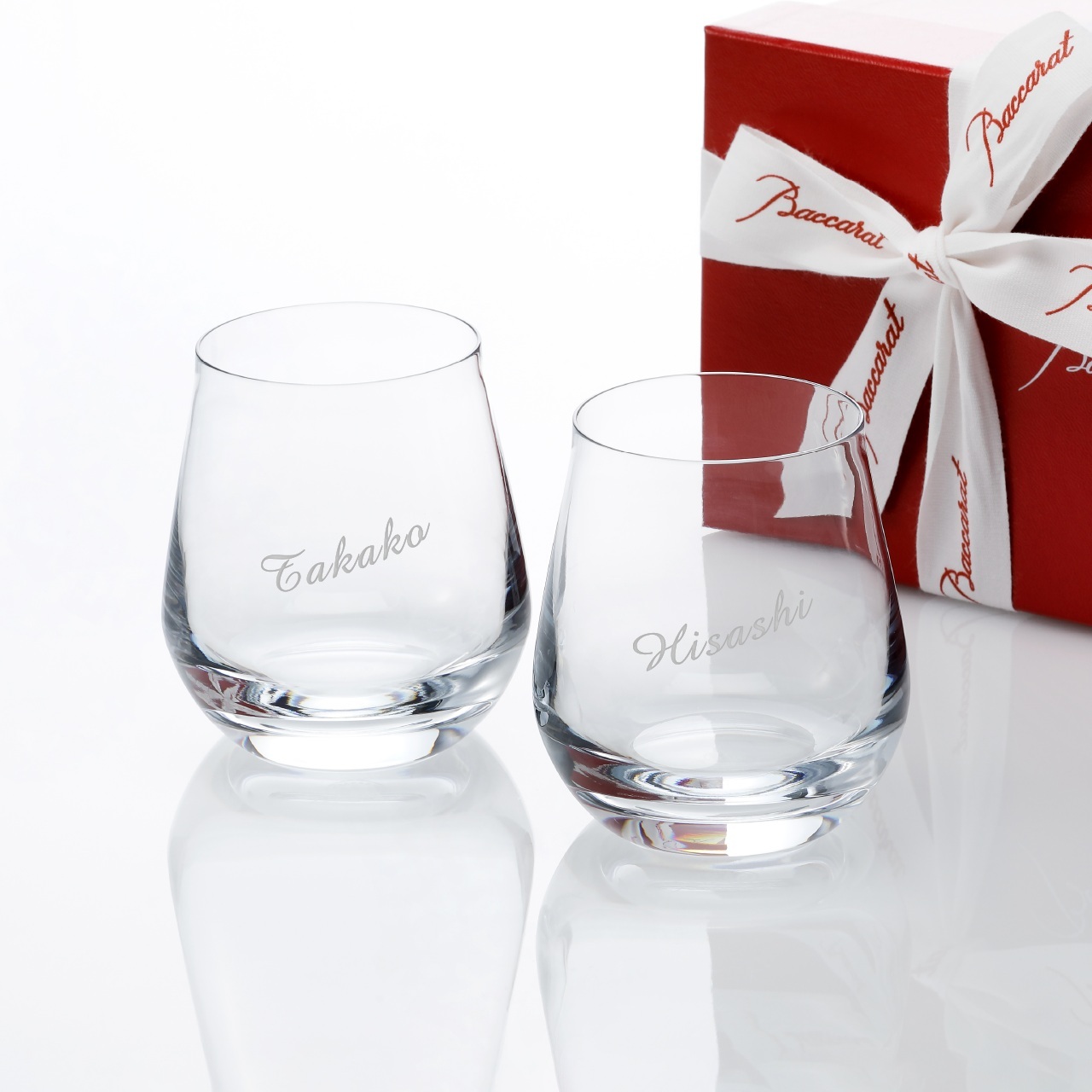 シャトーバカラ タンブラー ペア S／名入れ彫刻代込み ペアギフト 名前