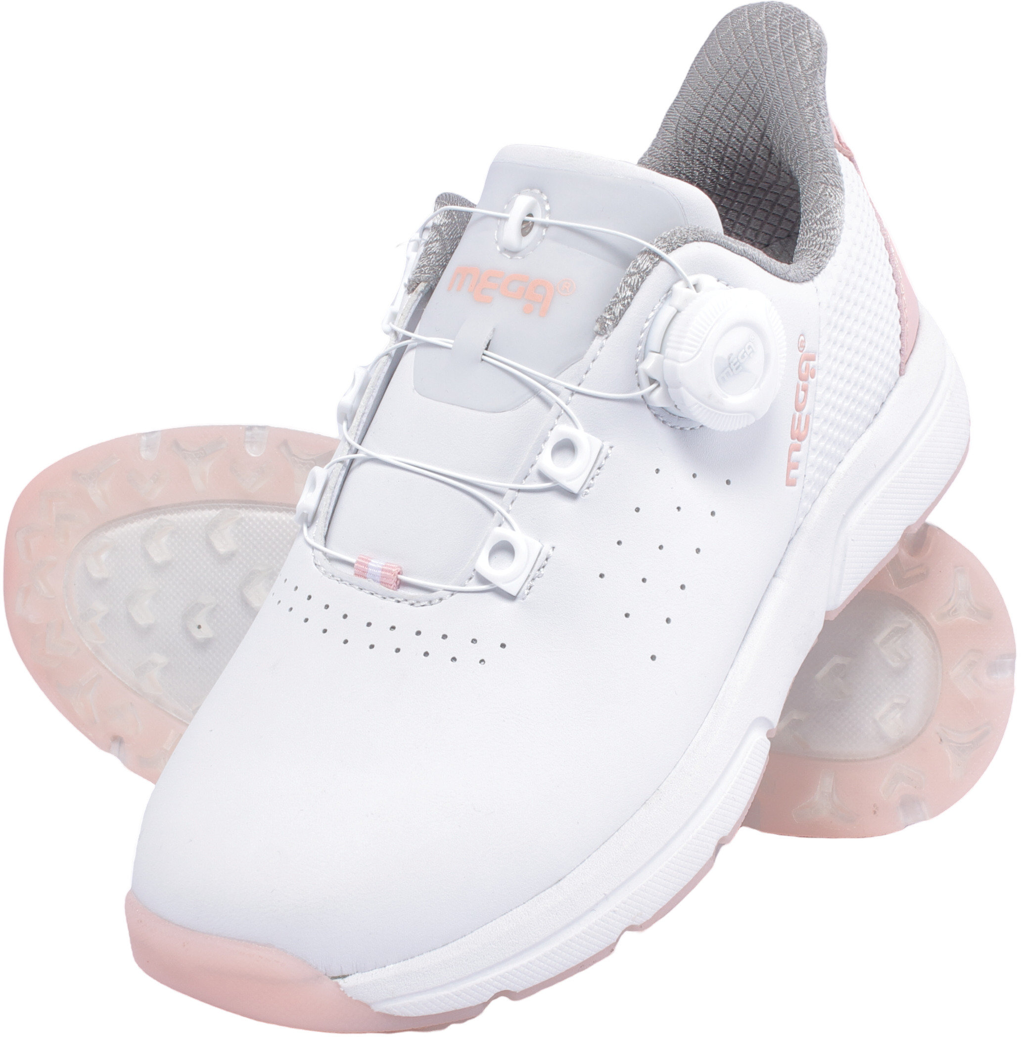 メンズ レディス ラクスルフィット システム 幅広 4E ダイヤル式 メガ