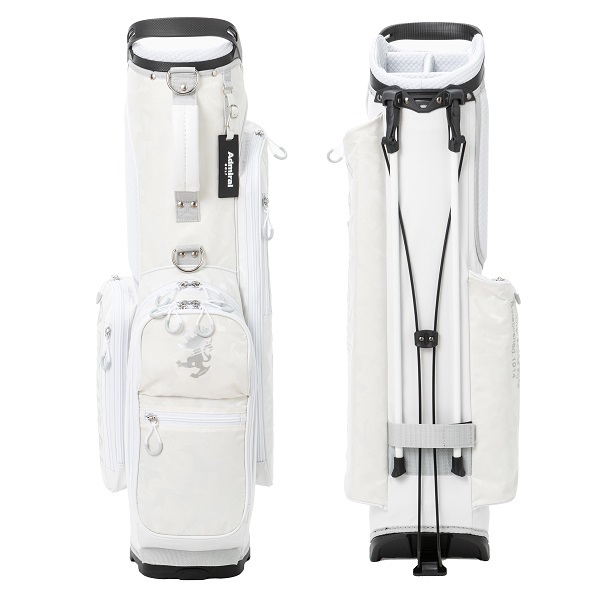 アドミラル ゴルフ キャディバッグ ジャガード スタンド式キャディ