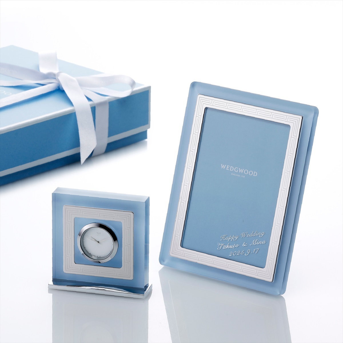 ウェッジウッド WEDGEWOOD インタグリオ ネオ クロック&ピクチャー