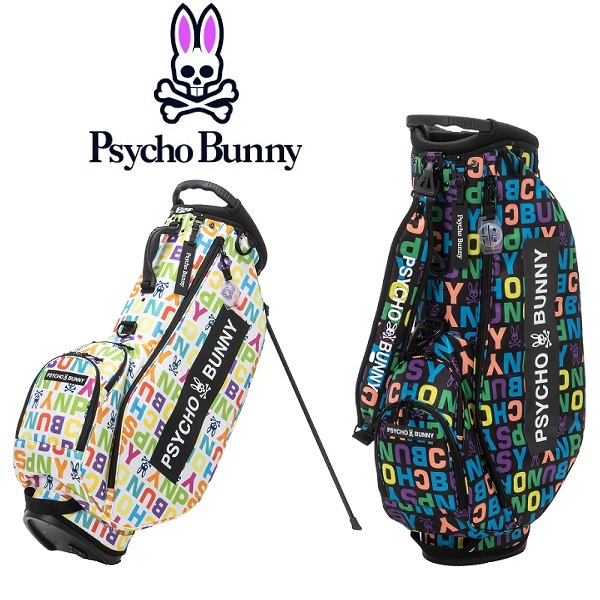 サイコバニー ゴルフ キャディバッグ MULTIPLE LOGO Psycho Bunny