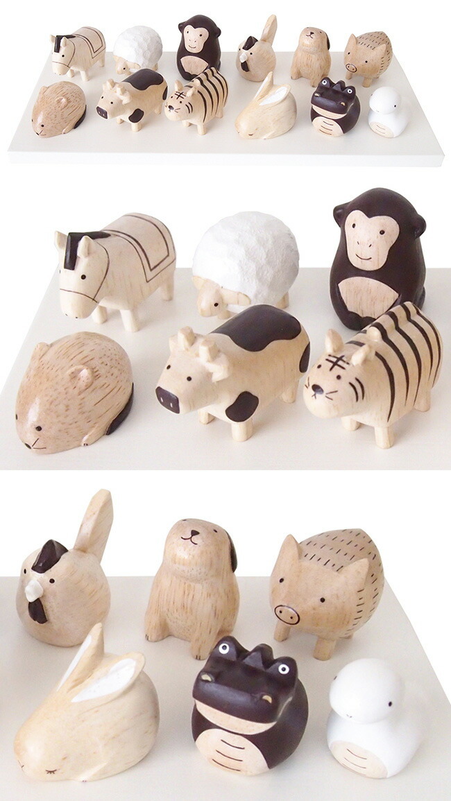 即納 ぽれぽれえとセット[干支 置物 飾り物 かざり ぽれぽれ動物 干支