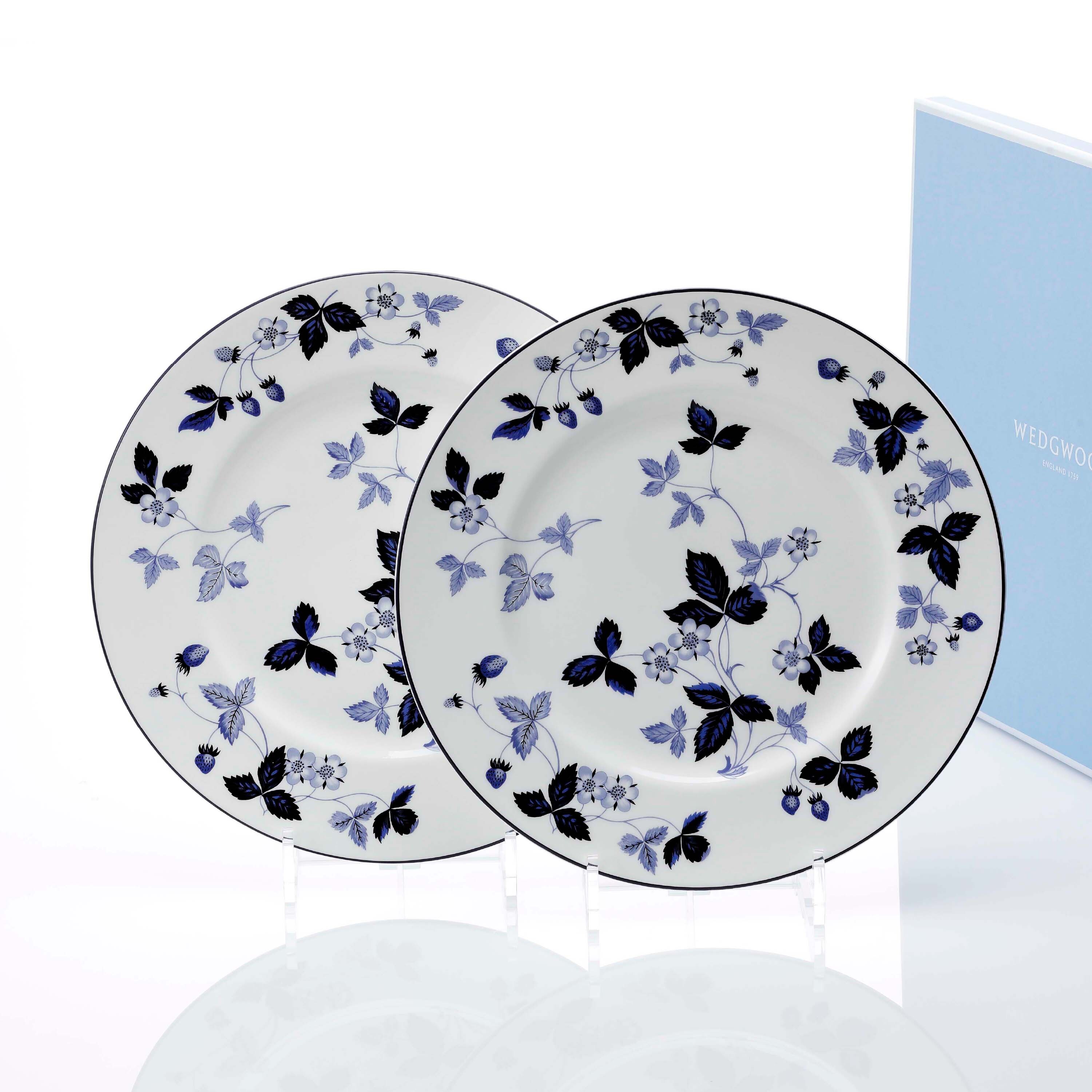 WEDGWOOD ウェッジウッド ストロベリー インクブルー プレート 27cm