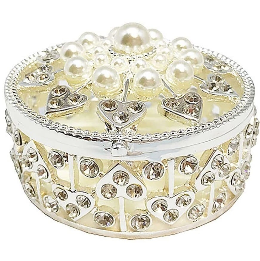 トリンケットボックス】透かし柄の小物入れ、掌サイズの小さな