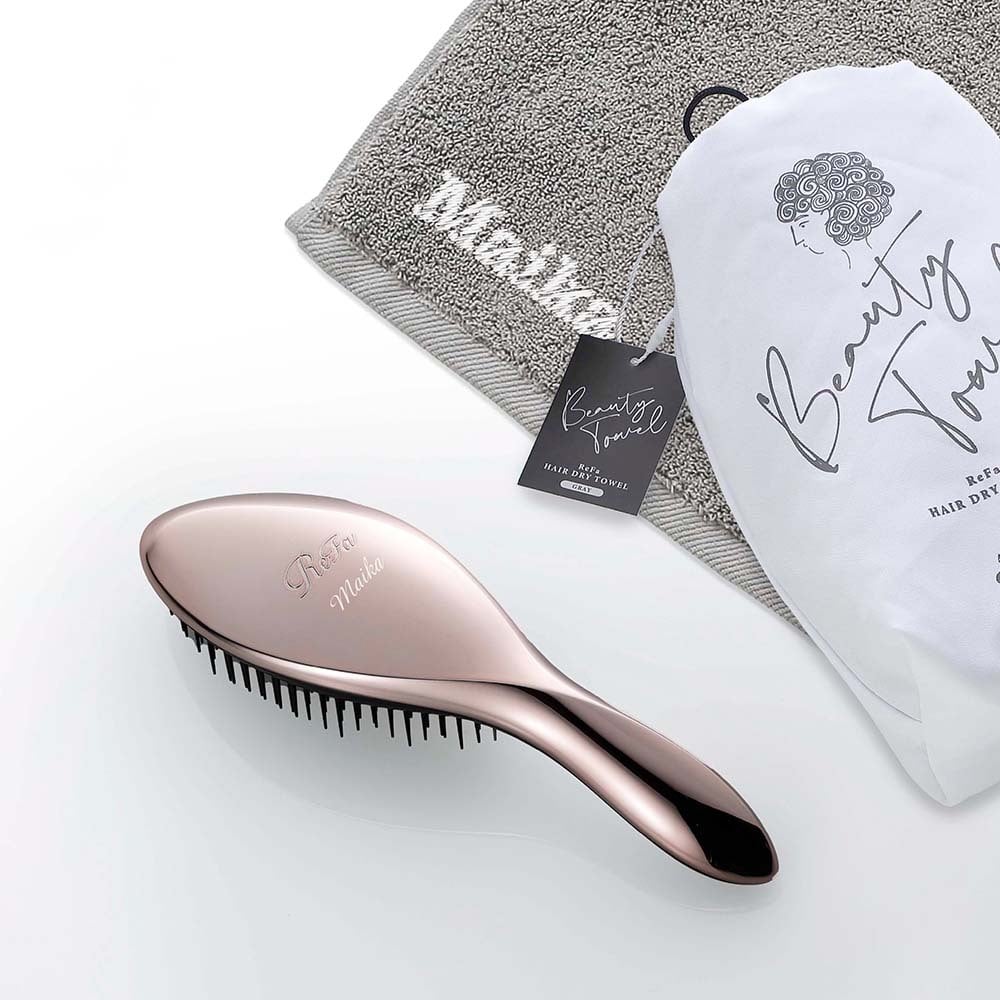 ReFa リファ エールブラシ&ヘアドライタオル セット 名入れ代込み 正規