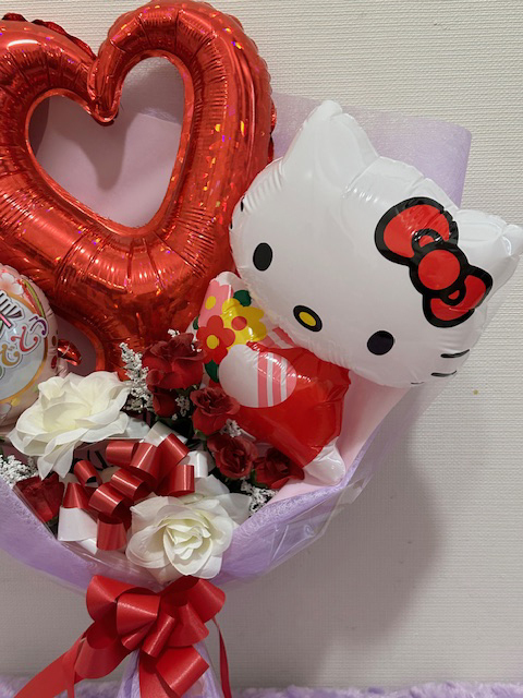 キャラクターバルーンバンチR（ハローキティ）送料無料 卒業 卒業式 お