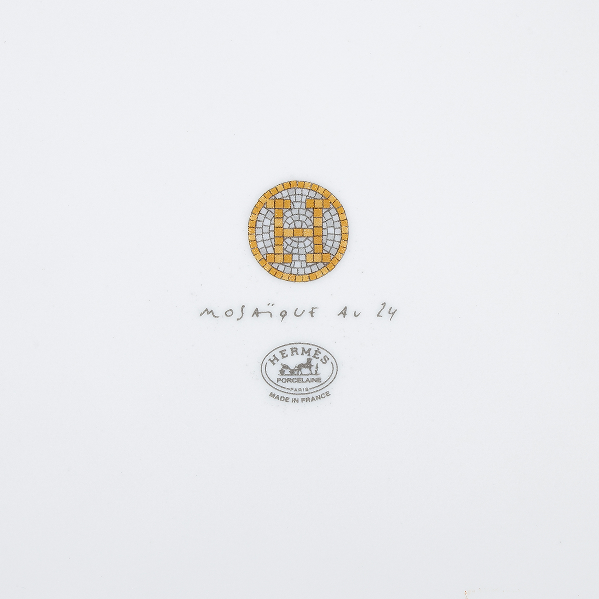 ランク N 新品 HERMÈS エルメス トレー モザイク 24 ゴールド PM