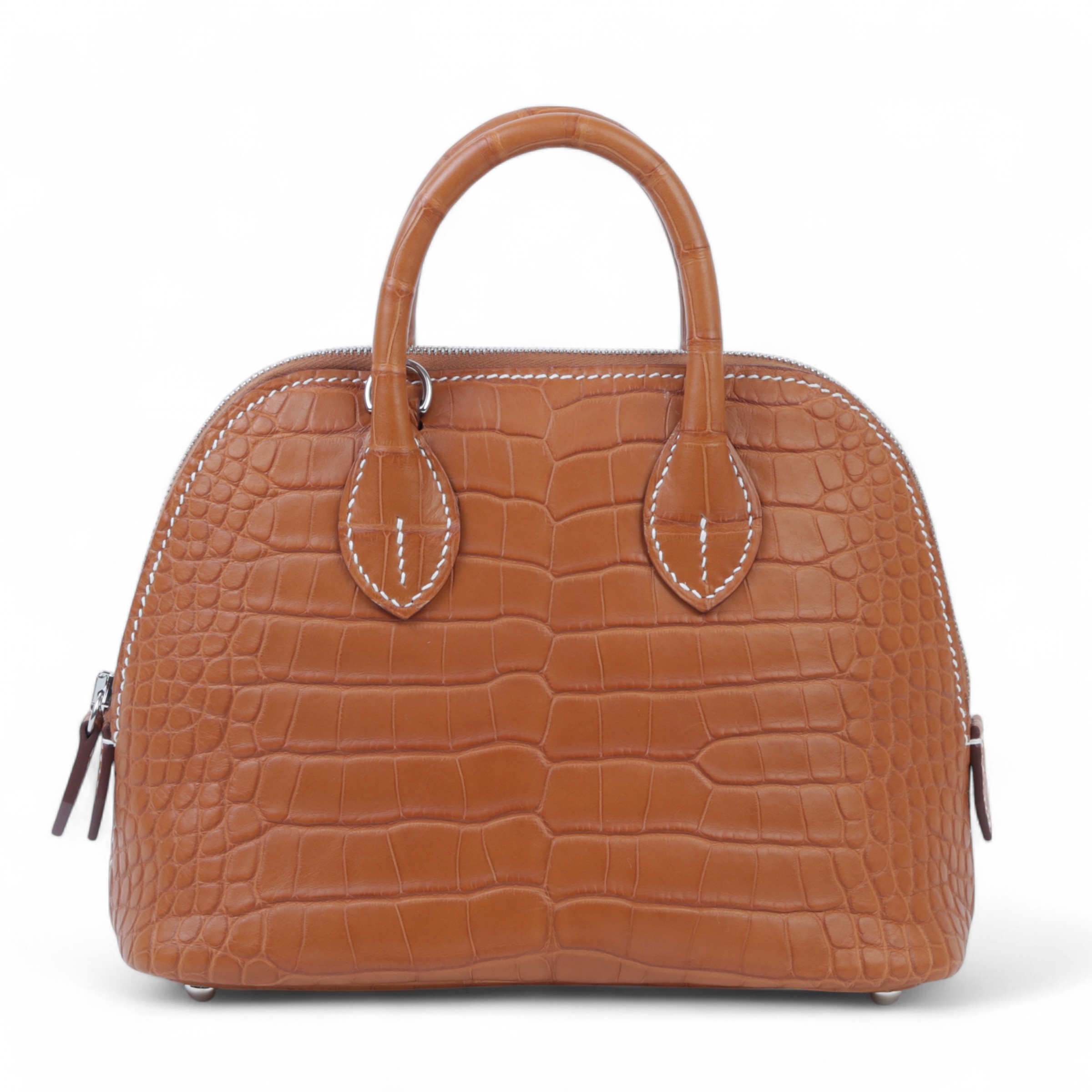 Very Good ( Rank A) HERMÈS Mini Bolide 1923 Gold (37) Matte