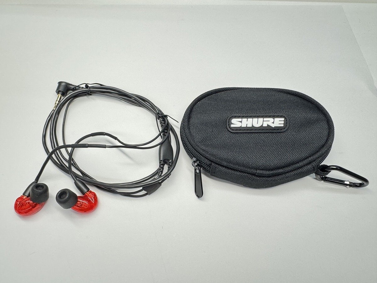 Shure SE215 Special Edition レッド (SE215SPE-RD-A) 高遮音性