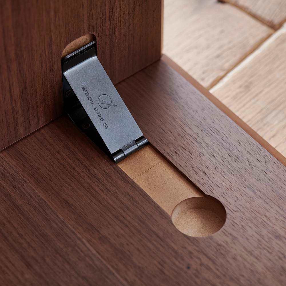 国産】Slim ウォールナット折りたたみ可能なテーブル 幅120cm 通販