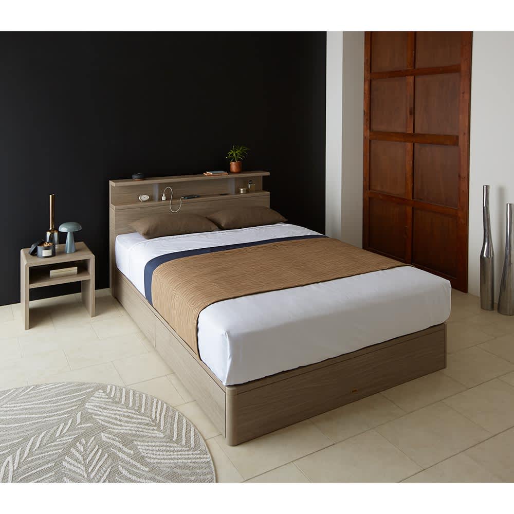 SIMMONS/シモンズ シェルフII 引き出し付きベッド 6.5インチピロー