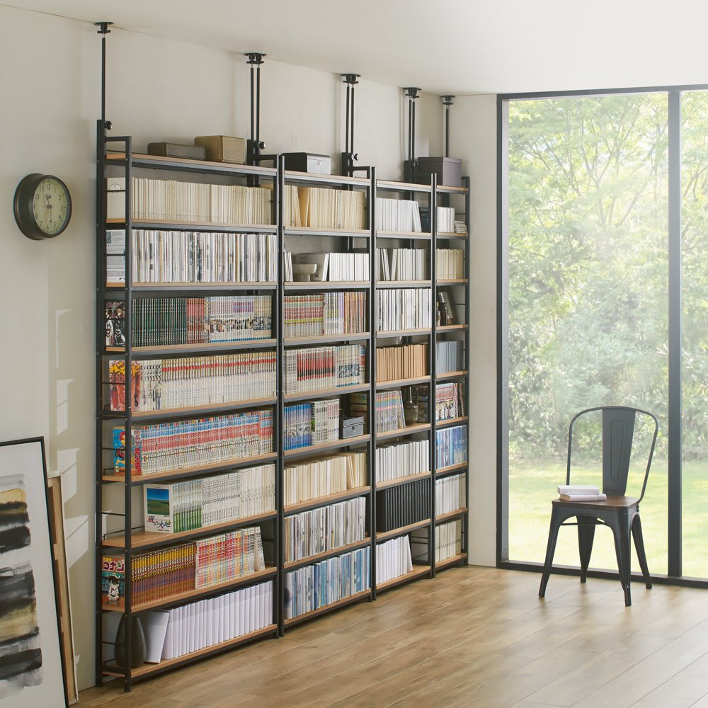 コンパクト設置薄型コミックラック 幅61cm 通販 - ディノス