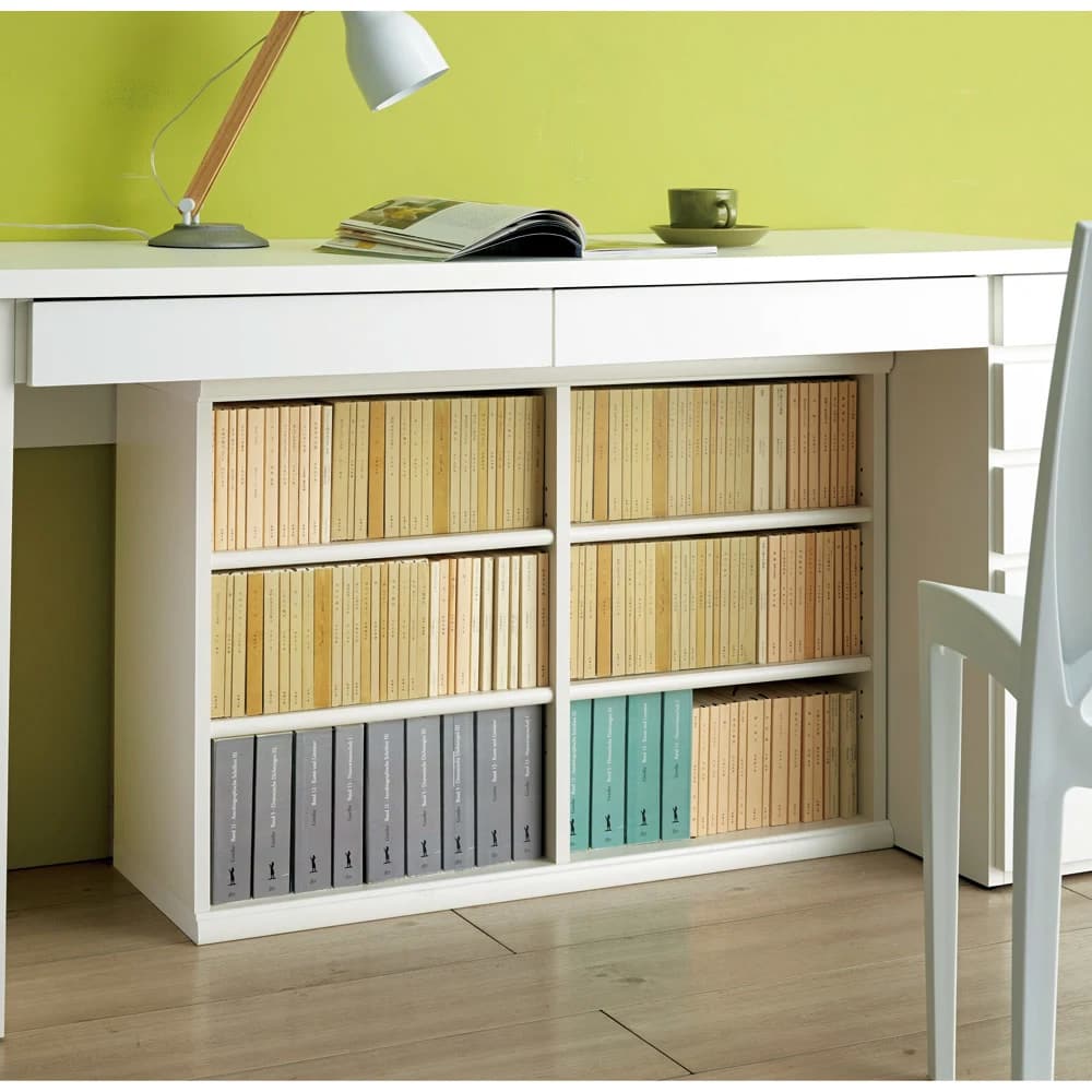 棚位置が全て選べるオープン本棚 幅86.5cm高さ60cm 通販 - ディノス