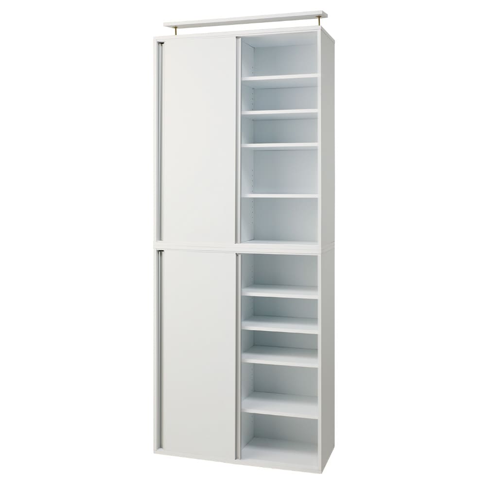 大量収納が自慢の引き戸式本棚 幅90本体高さ228cm 奥行40cm 通販