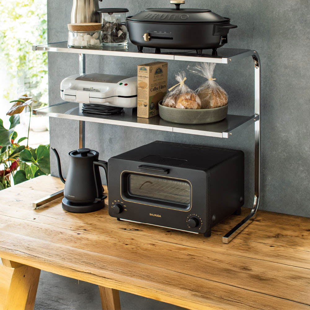 伸縮するステンレス製サポートラック 通販 - ディノス