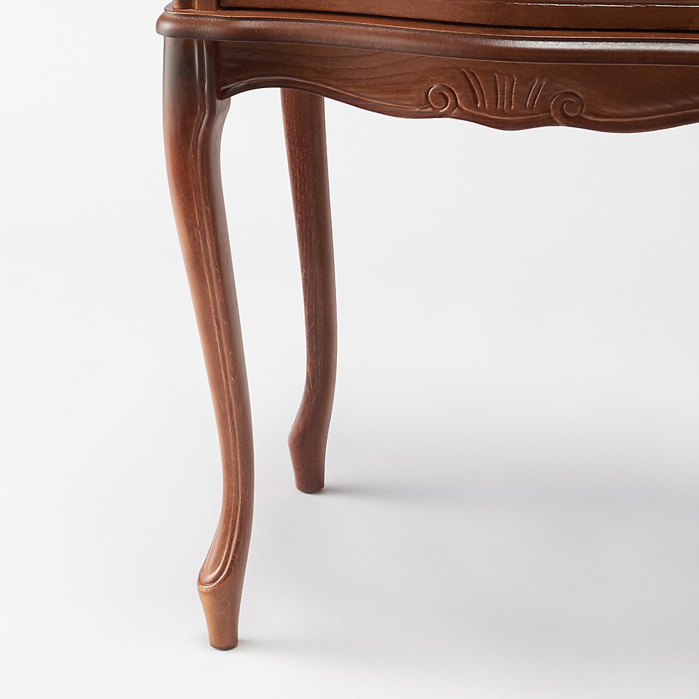 イタリア製 コンパクト収納家具シリーズ 猫脚サイドチェスト 3杯タイプ