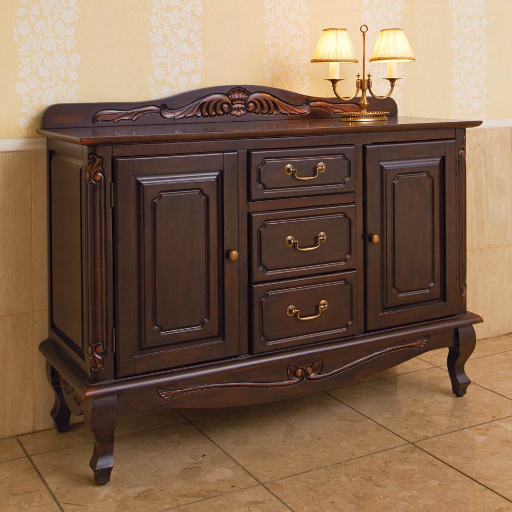 アンティーク調クラシック家具シリーズキャビネット・幅110cm 通販