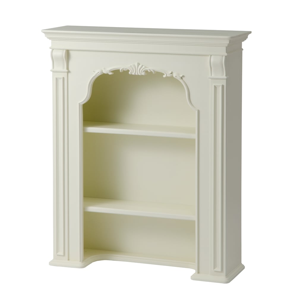 クラシカルホワイト家具シリーズ マントルピース 幅80cm奥行26cm高さ