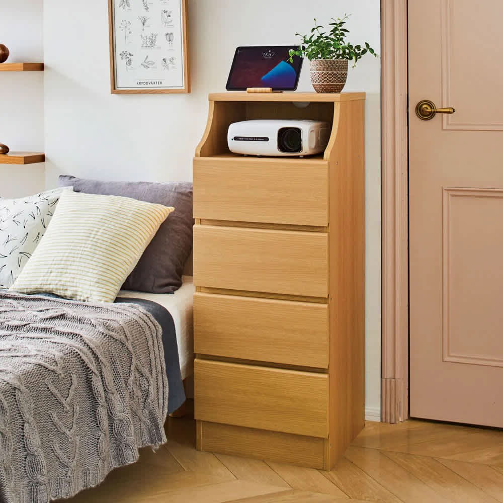 組立も簡単！ぴったりサイズがみつかるチェスト 3段・高さ91cm幅60cm