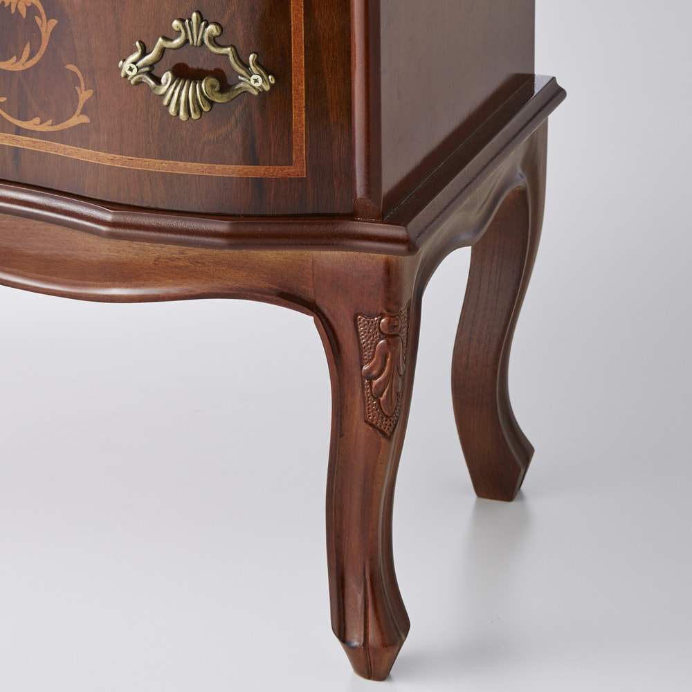 イタリア製 猫脚 象がんシリーズ チェスト4段 幅58cm 通販 - ディノス