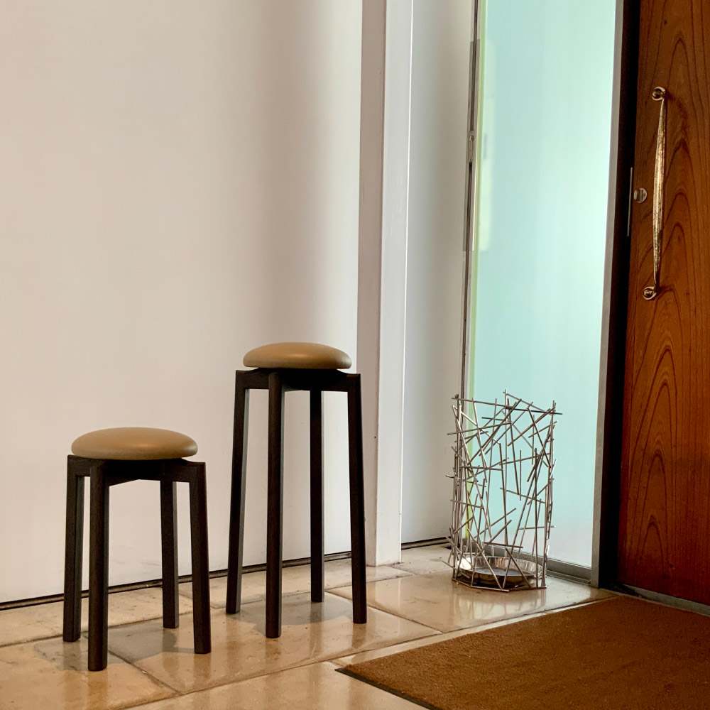 北海道産材 マッシュルームスツール 高さ60cm ［匠工芸・たくみこうげ